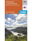 Ordnance Survey Explorer Map 391 Ardgour & Strontian