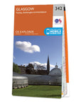Ordnance Survey Explorer Map 342 Glasgow