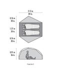 MSR Freelite V2 Tent - 2 Person Tent