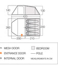 Vango Skye 400 Tent - 4 Person Tent