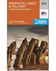 Ordnance Survey Explorer Map 341 Greenock, Largs & Millport