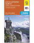 Ordnance Survey Explorer Map OL 39 Loch Lomond North