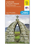 Ordnance Survey Explorer OL 54 Map Glen Esk & Glen Tanar
