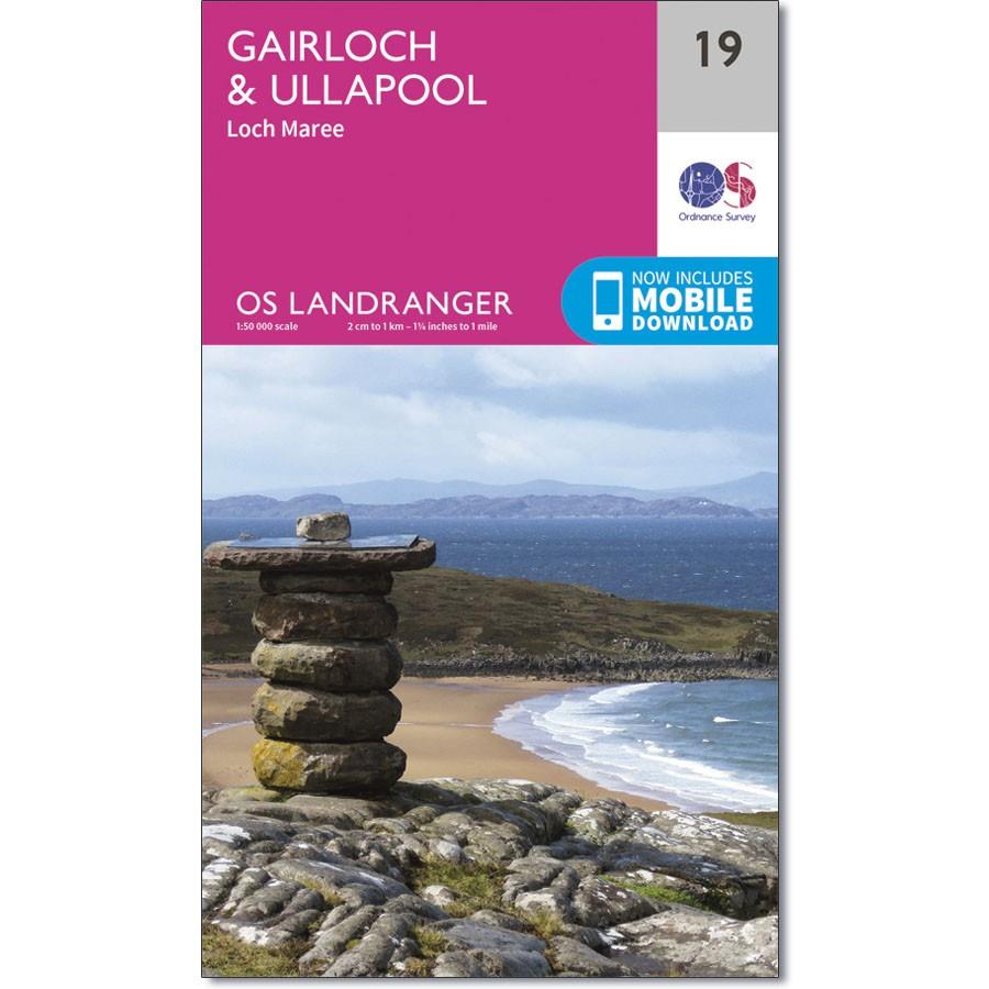 Ordnance Survey Landranger Map 19 Gairloch & Ullapool Summits Outdoor