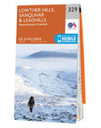 Ordnance Survey Explorer Map 329 Lowther Hills, Sanquhar & Leadhills