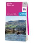 Ordnance Survey Landranger Map 76 Girvan - Ballantrae & Barhill