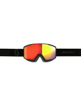 Scott Factor Pro Snow Sports Goggles (Mineral Black/Enhancer Red Chrome)