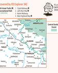 Ordnance Survey Explorer Map 342 Glasgow