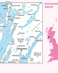 Ordnance Survey Landranger Map 55 Lochgilphead & Loch Awe
