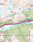 Ordnance Survey Landranger Map 25 Glen Carron & Glen Affric