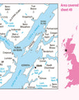 Ordnance Survey Landranger Map 49 – Oban & East Mull