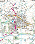 Ordnance Survey Explorer Map 348 Campsie Fells