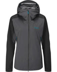 Rab Women's Kinetic Alpine 2.0 Waterproof Jacket (Beluga)