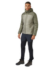 RAB Men’s Microlight Alpine Down Jacket model full body
