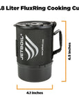 Jetboil ZIP Fast Boil Personal Cook System (Carbon) measurements
