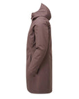 Sprayway Women's Wanda Insulated Long Waterproof Jacket (Raisin) side