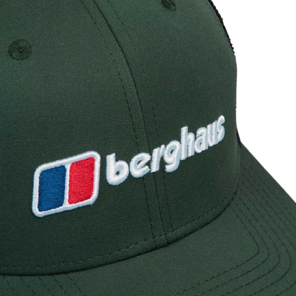 Berghaus Logo Recognition Trucker Cap (Dark Green) logo