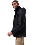 Berghaus Men's RG Alpha 2.0 Shell Waterproof Jacket (Black) side view