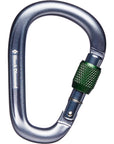 Black Diamond Pearlock Screwgate Carabiner (Grey)