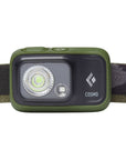 Black Diamond Cosmo 350 Lumen Head Torch (Dark Olive) front view