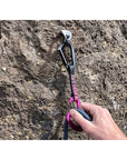 Black Diamond Hotforge Hybrid Quickdraw - 12cm - Ultra Pink being used
