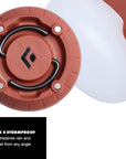 Black Diamond Moji + Dual Fuel Lantern (Dark Crimson) stormproof