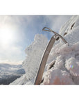 Black Diamond Raven Ice Axe with Grip in the snow
