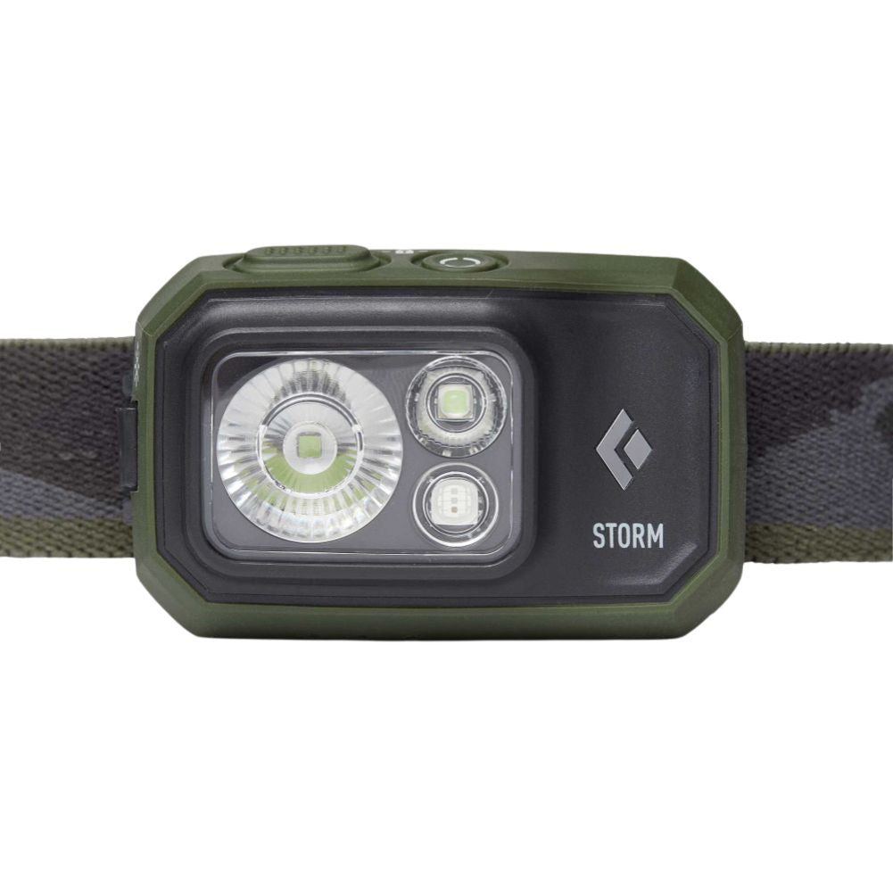 Black Diamond Storm 450 Lumen Head Torch (Dark Olive) front