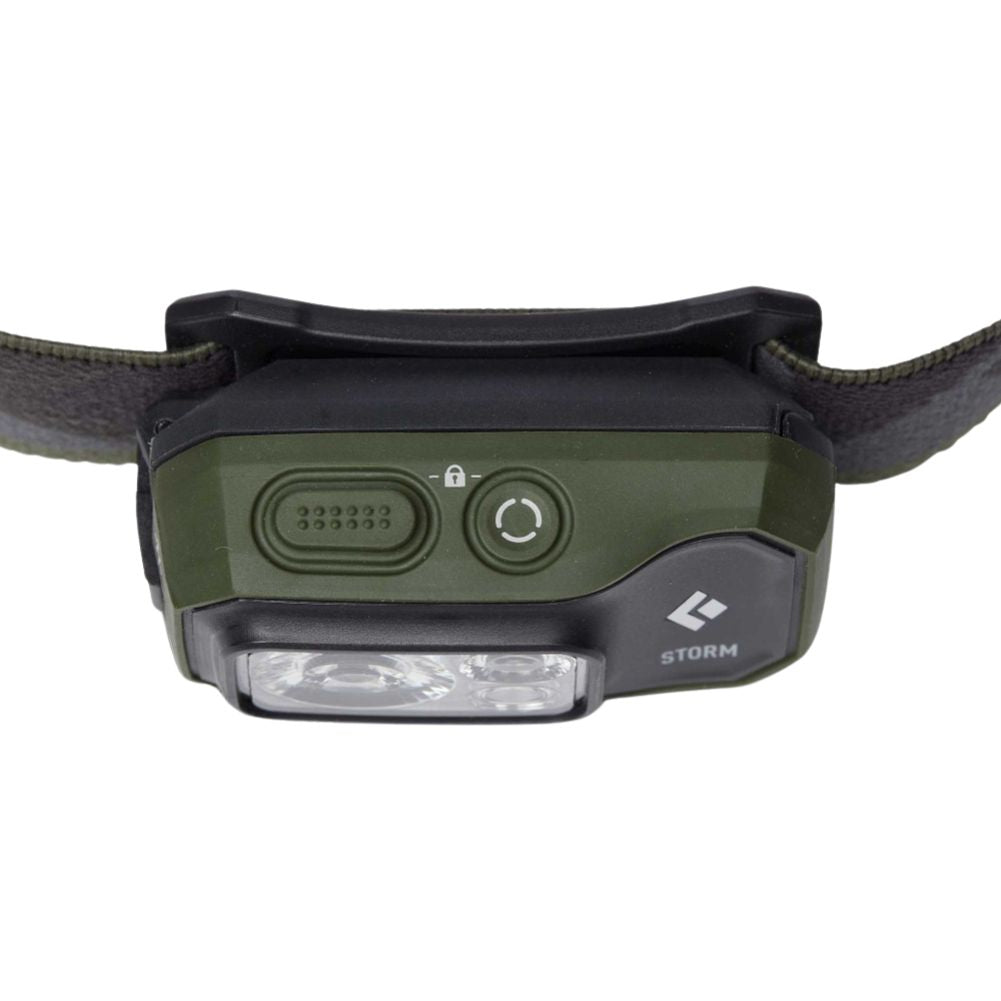Black Diamond Storm 450 Lumen Head Torch (Dark Olive) top
