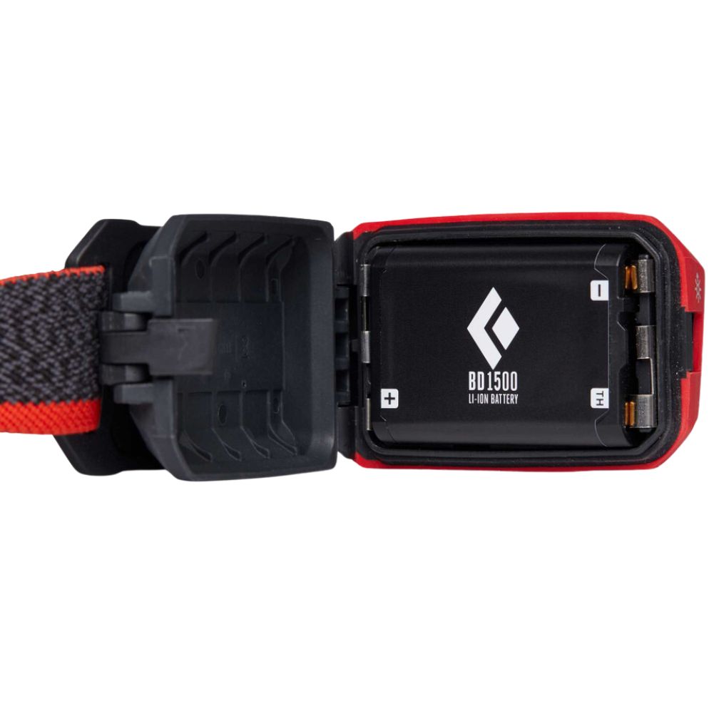 Black Diamond Storm 450 Lumen Head Torch (Octane) battery