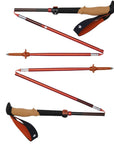 Black Diamond Pursuit FLZ Trekking Poles - M/L Grip Size (Black/Octane)