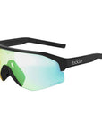 Bollé Lightshifter Sunglasses - Medium (Black Matte/Phantom Clear Green Photochromic)