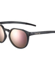 Bollé Merit Sunglasses - Small (Black Crystal Matte/Brown Pink Polarised)