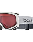 Bollé Unisex Bedrock Snow Sports Goggles (White Matte/Vermillon)