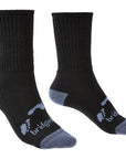 Bridgedale Hike All Season Junior Merino Comfort Boot Socks (Black)