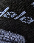 Bridgedale Hike All Season Junior Merino Comfort Boot Socks (Black) close up