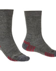Bridgedale Men's Hike Lightweight Merino Performance Socks (Grey Heather)