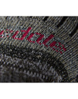 Bridgedale Men's Hike Midweight Merino Comfort Boot Socks - Charcoal close up