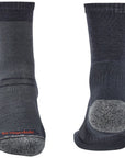 Bridgedale Men's Ultra Light Merino Performance Crew Socks (Navy) front back