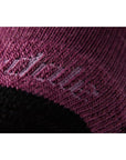 Bridgedale Women's Hike Lightweight Merino Performance Boot Socks (Berry) close up