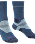 Bridgedale Women's Hike Midweight Merino Perfomance Boot Socks (Blue Sky)