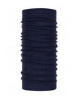 Buff Midweight Merino Wool Neckwarmer/Facecover ( Melange - Night Blue)