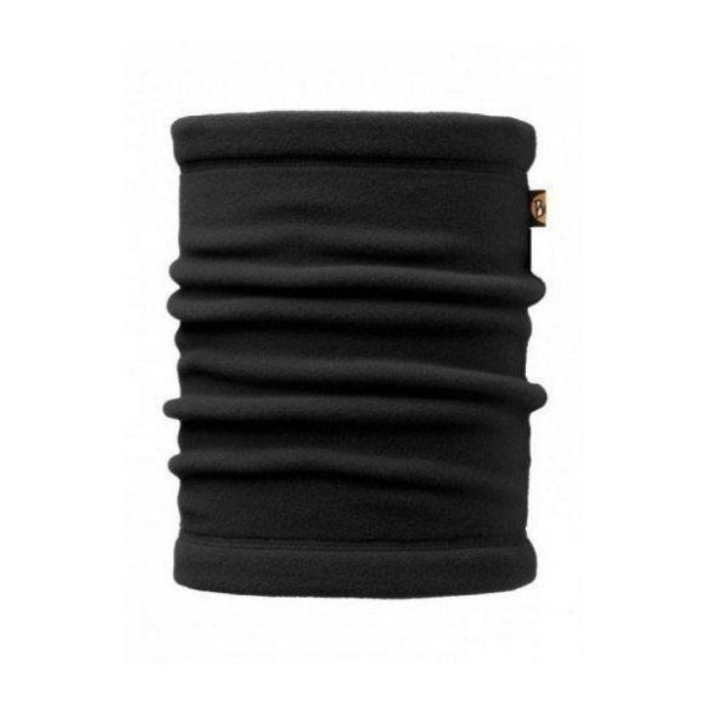 Buff Polar Neck Warmer Face Cover (Solid Black)