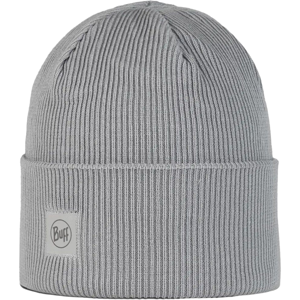 Buff CrossKnit Beanie (Solid Light Grey)