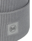 Buff CrossKnit Beanie (Solid Light Grey) logo