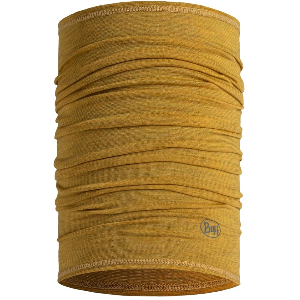 Buff Merino Lightweight Neckwear Multistripes (Maize)