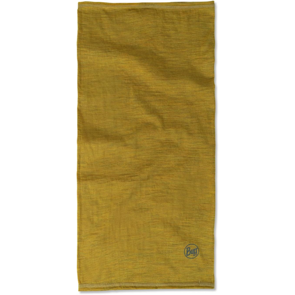 Buff Merino Lightweight Neckwear Multistripes (Maize) flat