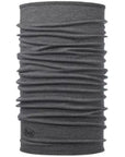 Buff Midweight Merino Wool Neckwarmer/Facecover (Light Grey Melange)