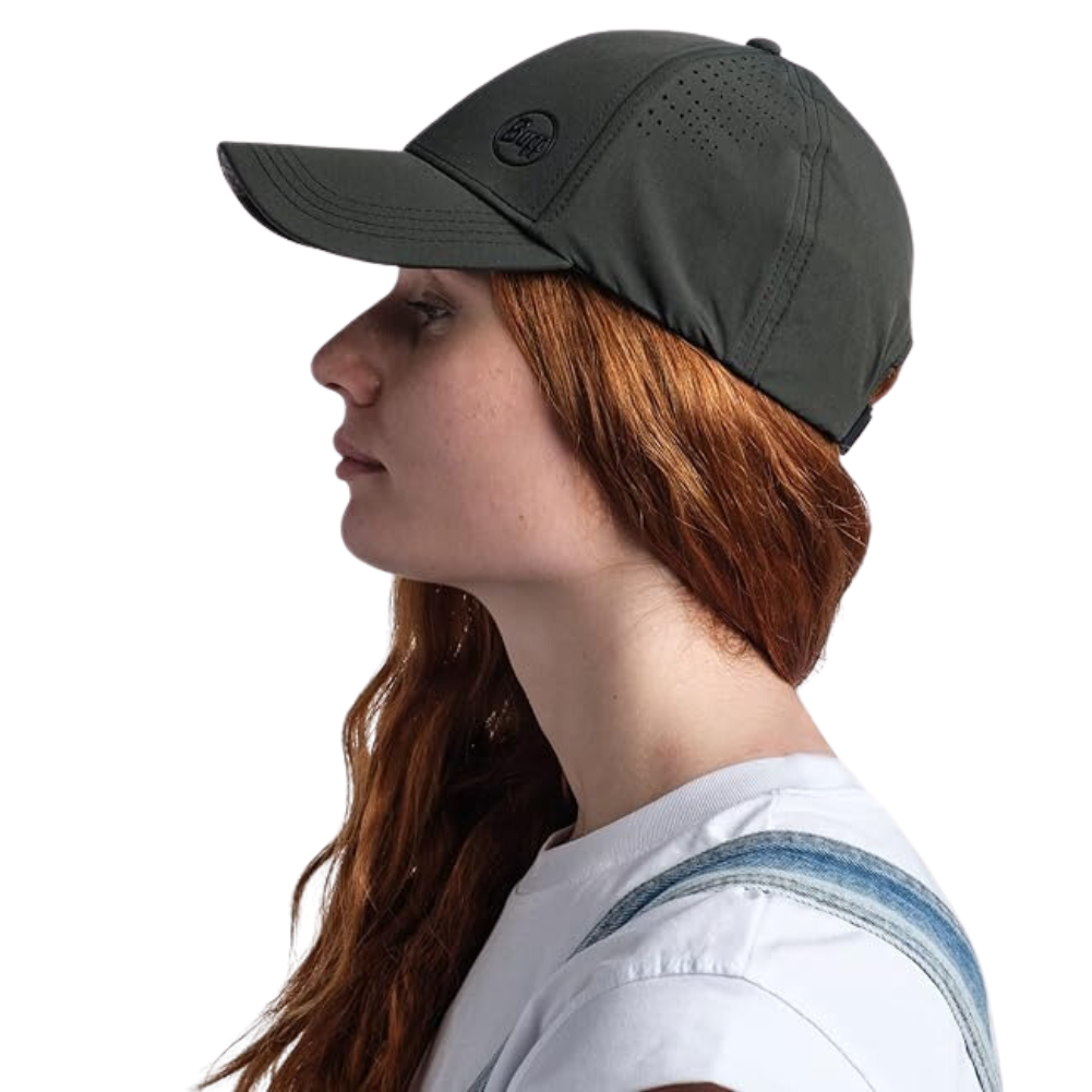 Buff Summit Cap (Hashtag Moss Green) side view