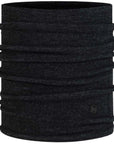 Buff Merino Fleece Neck Warmer (Solid Black)